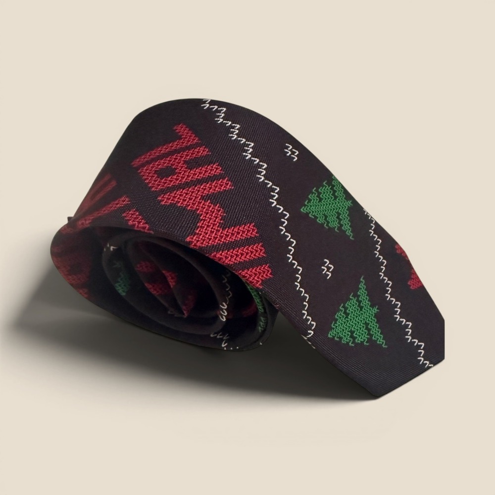 Holiday Time Necktie Home Alone Merry Christmas Ya Filthy Animal Novelty Tie